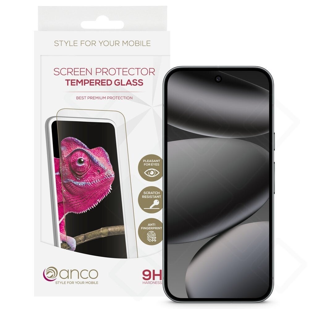 anco Tempered Glass Fullscreen für Google Pixel 10 Pro, 9H Schutzglas, 0,33 mm