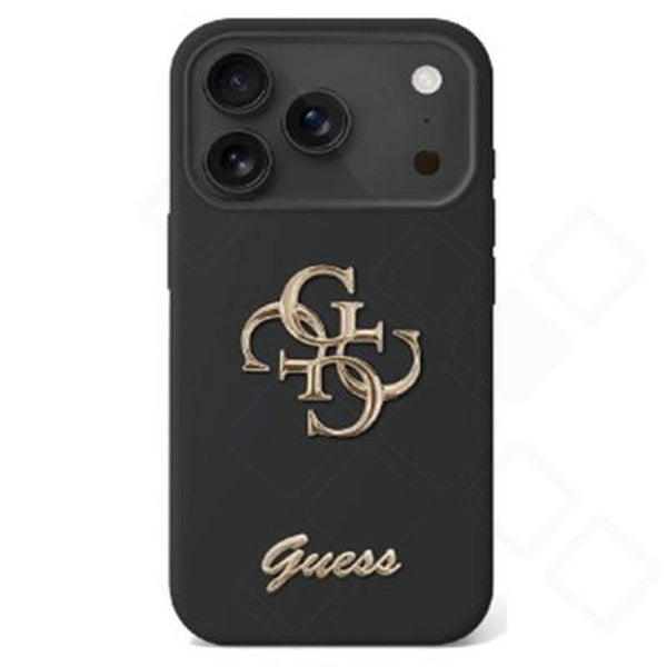 Guess Silicone Case 4G Logo für iPhone 17 Pro Max