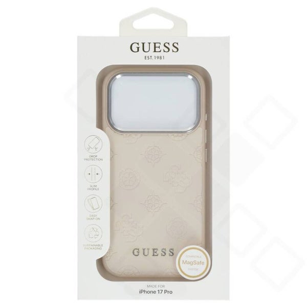 Guess Peony PU Case mit MagSafe für iPhone 17 Pro