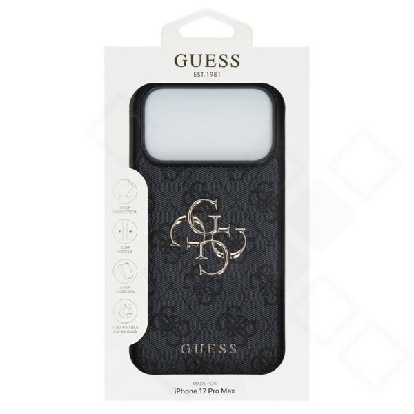 Guess 4G Logo Hülle für iPhone 17 Pro Max – PU Premium Case