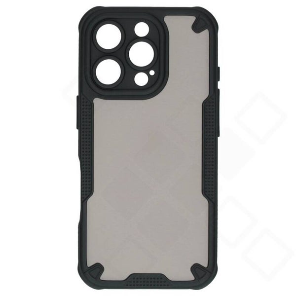 anco Protect Case für iPhone 16 Pro – matt schwarz | Stoßfestes TPU Handyhülle