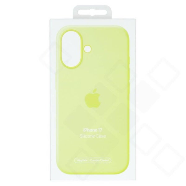 Apple Silicone Case MagSafe für iPhone 17 – Neon Yellow