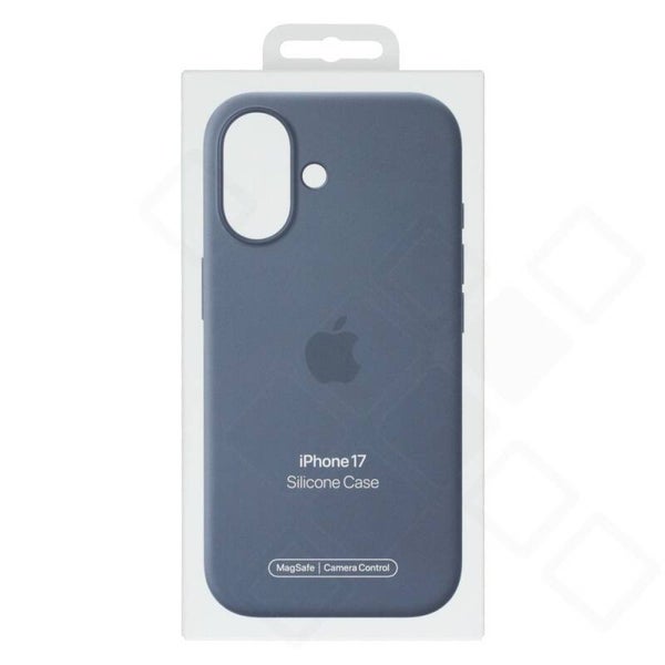 Apple Silicone Case with MagSafe für iPhone 17 – Anchor Blue