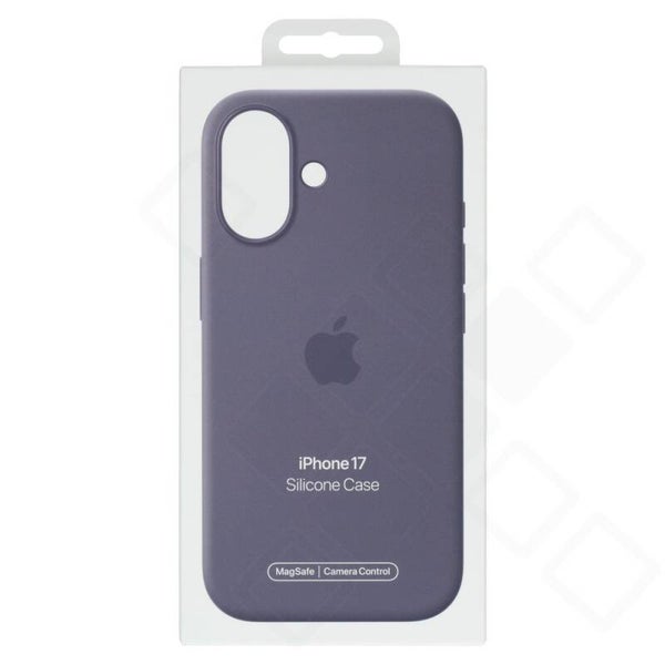 Apple Silicone Case MagSafe für iPhone 17 – Purple Fog