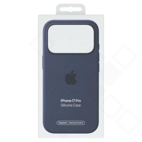 Apple MagSafe Silikon Case für iPhone 17 Pro – midnight