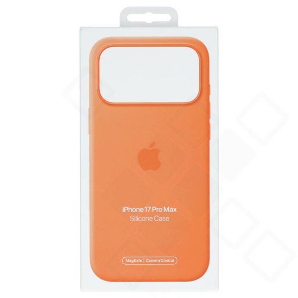 Apple Silicone Case MagSafe für iPhone 17 Pro Max – orange