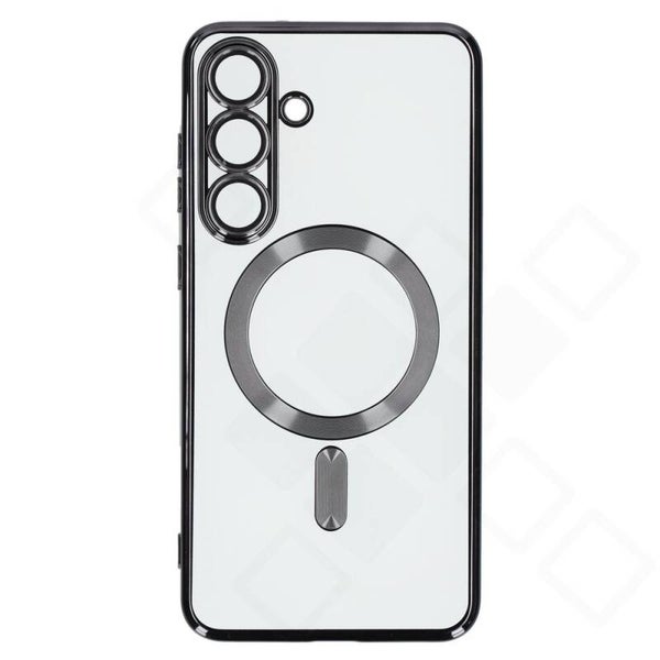 anco Magnetic Chrome Case für Samsung Galaxy S25 FE – TPU Schutzhülle transparent mit MagSafe