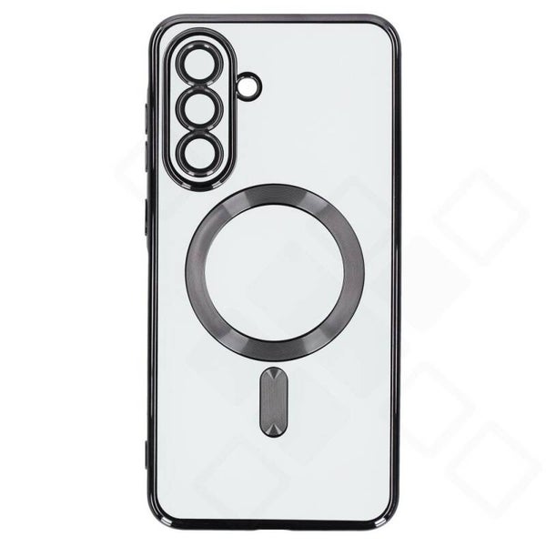 anco Magnetic Chrome Case für Samsung Galaxy A36 5G – TPU Schutzhülle mit MagSafe, black