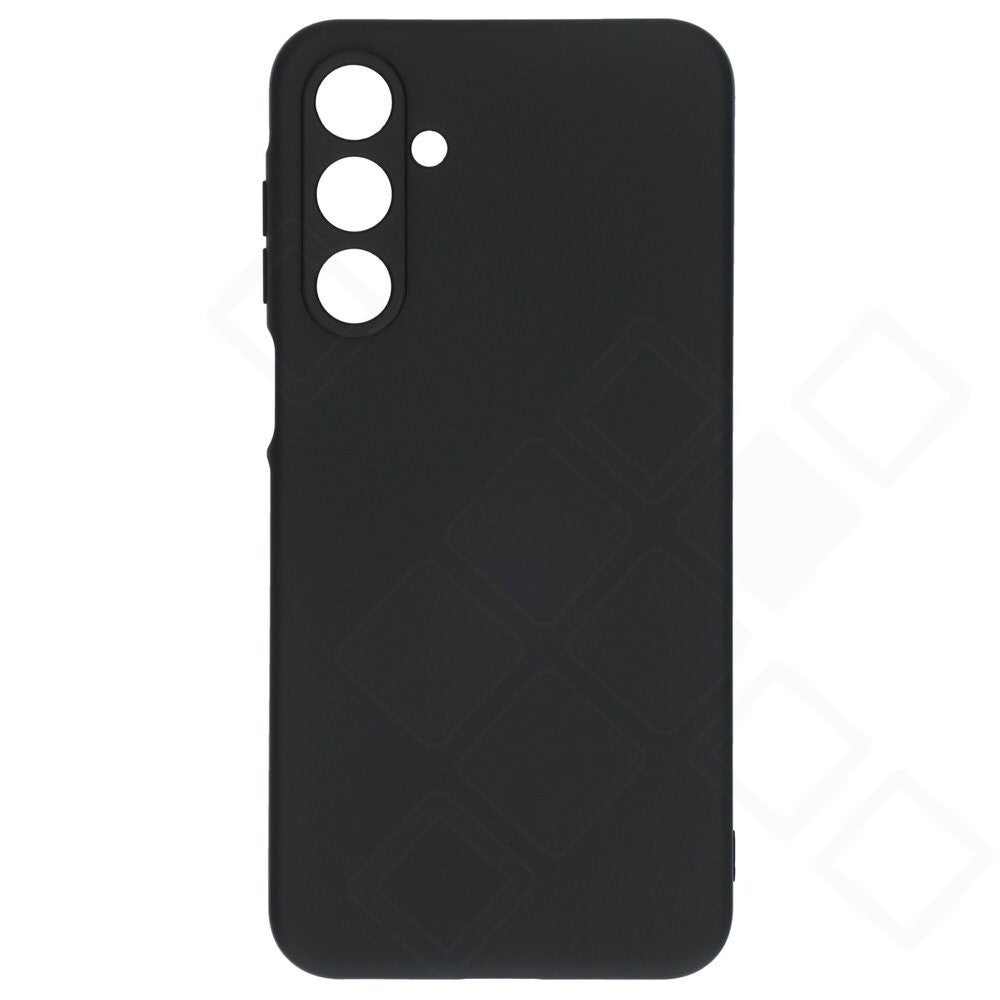 anco Liquid Silicone Case für Samsung Galaxy A16 4G / 5G, schwarzes Silikon Backcover mit Microfaser