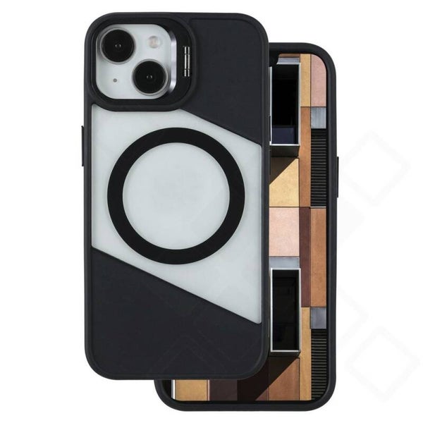 anco Magnetic Fusion Case für Apple iPhone 17 – black | MagSafe Hülle mit Standfuß