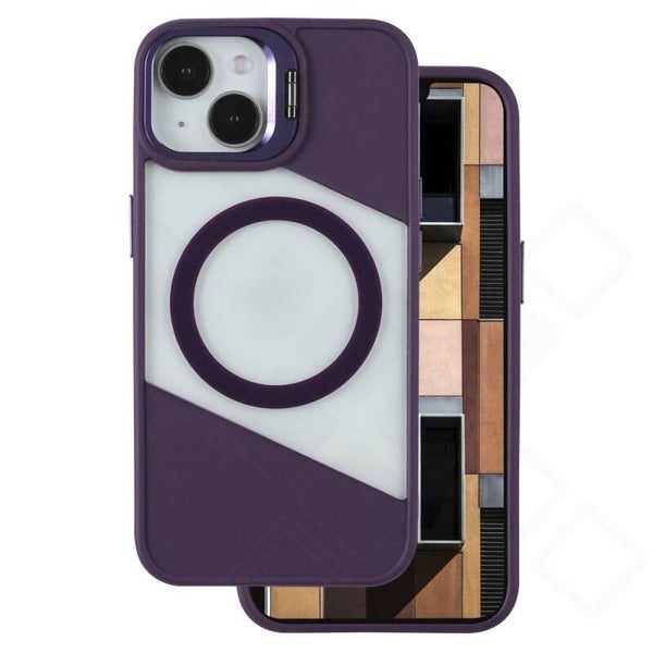 anco Magnetic Fusion Case für Apple iPhone 17 – MagSafe Hülle mit Standfuß – purple
