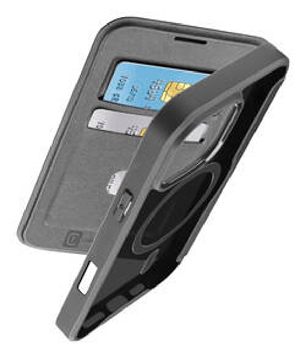 Cellularline Book Case Daily MAG für iPhone 16 Pro Max, MagSafe-kompatibel, schwarz