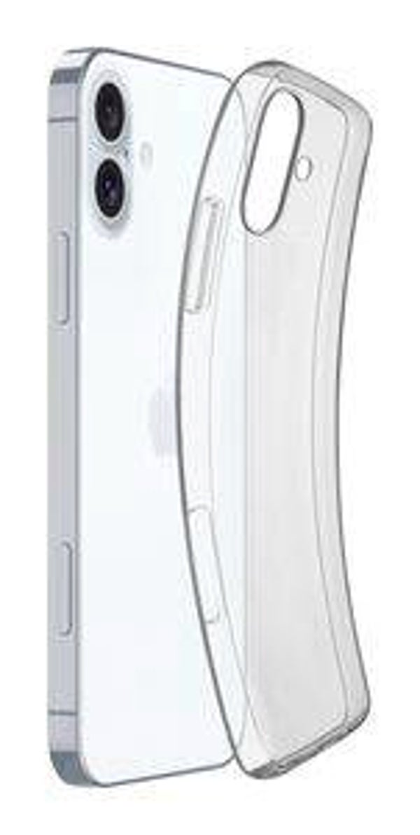 Cellularline Fine Case für iPhone 16 – transparente Handyhülle