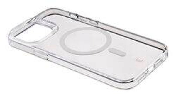 Cellularline Gloss Mag MagSafe Hülle für iPhone 15 – transparent
