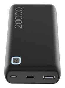 Cellularline Powerbank 20000 mAh ESSENCE – Schwarz