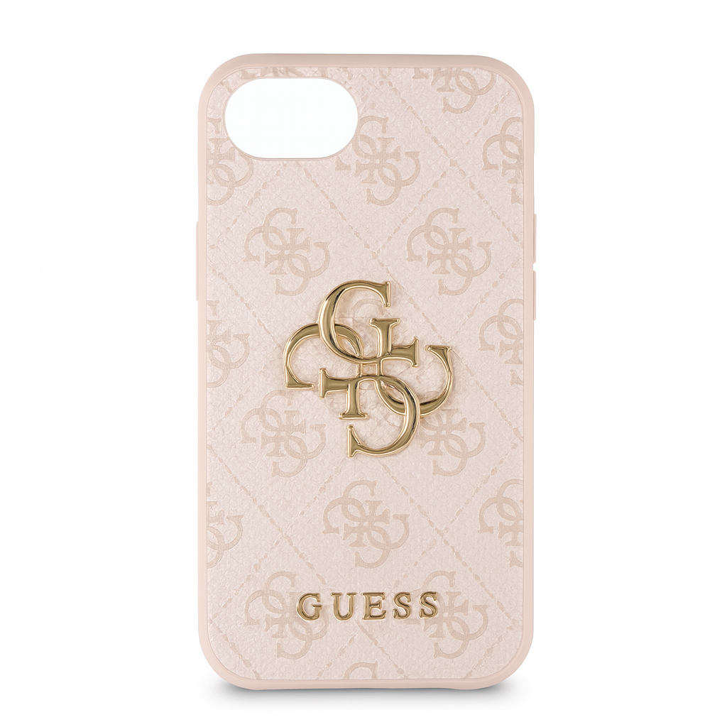 Guess PU 4G Metal Logo Case für Apple iPhone 16e – Premium Schutzhülle aus PU-Material