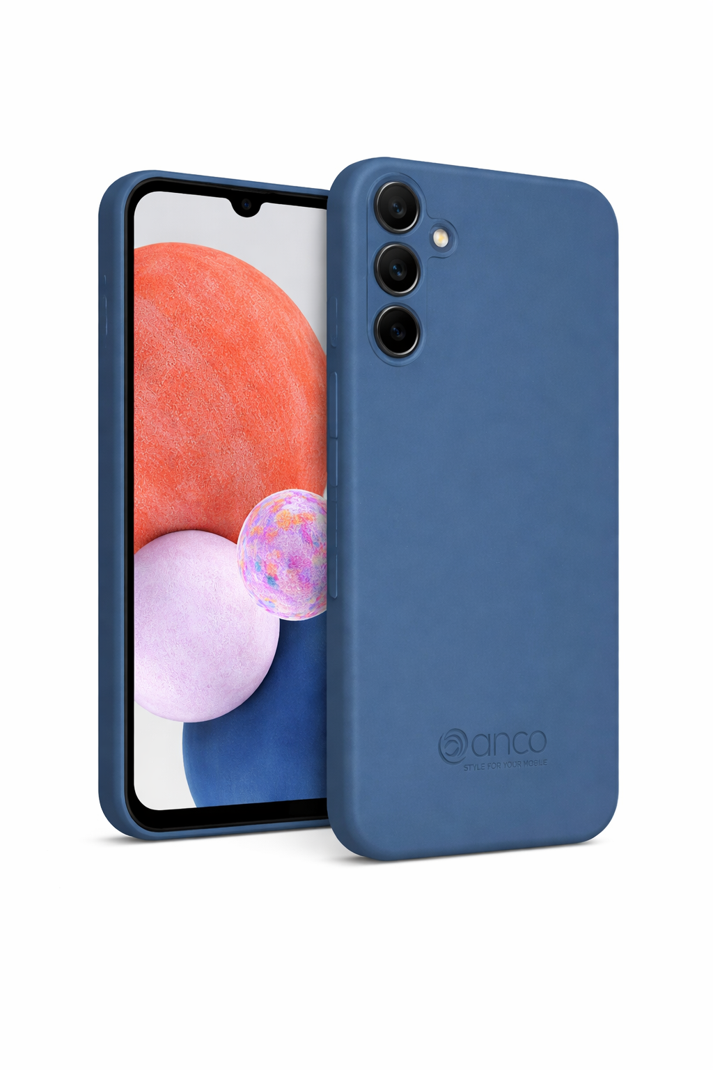 anco Liquid Silicone Case für Samsung Galaxy A15 und A15 5G – Silikon-Backcover mit Mikrofaserfutter