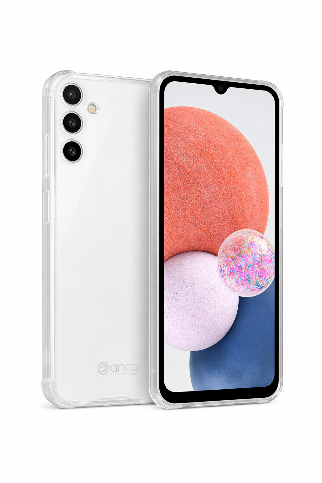 anco Protect Case für Samsung Galaxy A15 und A15 5G – transparentes TPU Schutzcover