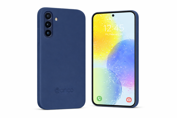 anco Liquid Silicone Case für Samsung Galaxy A35 5G – Silikon Backcover mit Mikrofaserschutz