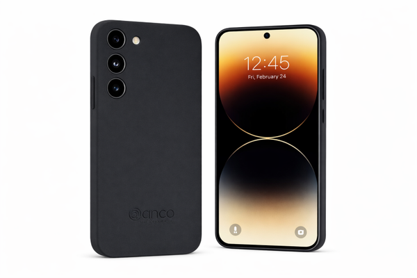anco Liquid Silicone Case für Samsung Galaxy S24 5G – Silikon Backcover mit Mikrofasereinlage