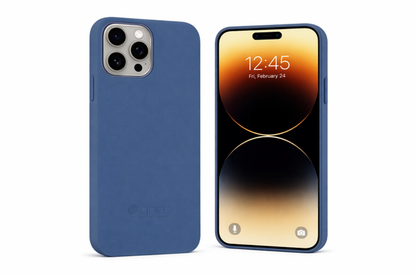 anco Liquid Silicone Case für Apple iPhone 15 Pro Max – Silikon-Backcover mit Microfaserschutz