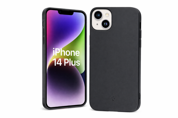 Spigen Thin Fit Case für Apple iPhone 14 Plus, Schwarz – Slim TPU & PC Schutzhülle
