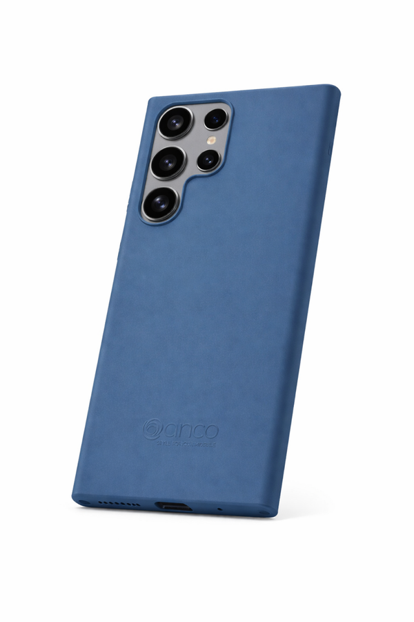 anco Liquid Silicone Case kompatibel mit Samsung Galaxy S24 Ultra – Silikon-Schutzhülle mit Microfaser-Inlay, schlank & stoßabsorbierend