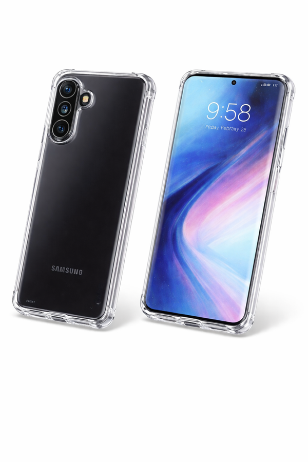 anco Protect Case für Samsung Galaxy S25 Edge, transparentes TPU Case, 1,5 mm, stoßdämpfend