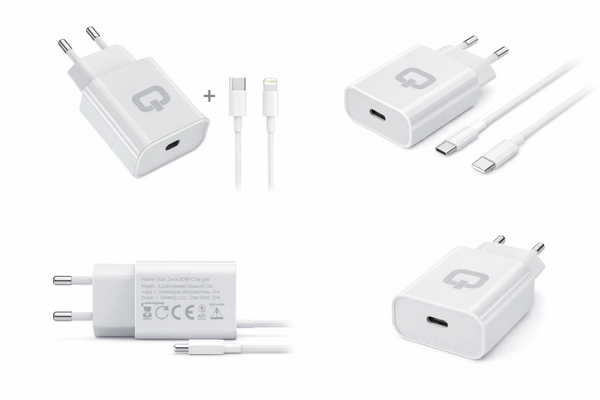 Powerstar ZEUS 20W Ladegerät USB-C mit Lightning Ladekabel, Power Delivery, weiß