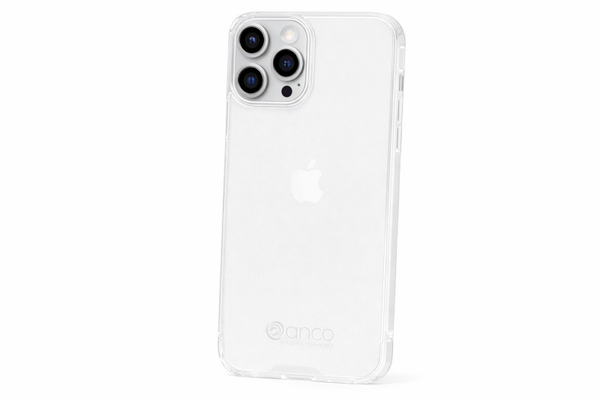 anco Super Slim Case für Apple iPhone 15 Pro Max, transparent, ultradünne Schutzhülle 1,5 mm