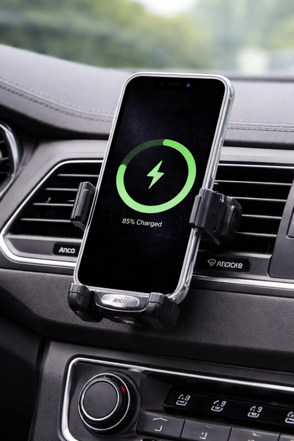 anco Air Vent Car Holder – Universal Smartphone-Halterung fürs Kfz-Lüftungsgitter, 360° drehbar, schwarz