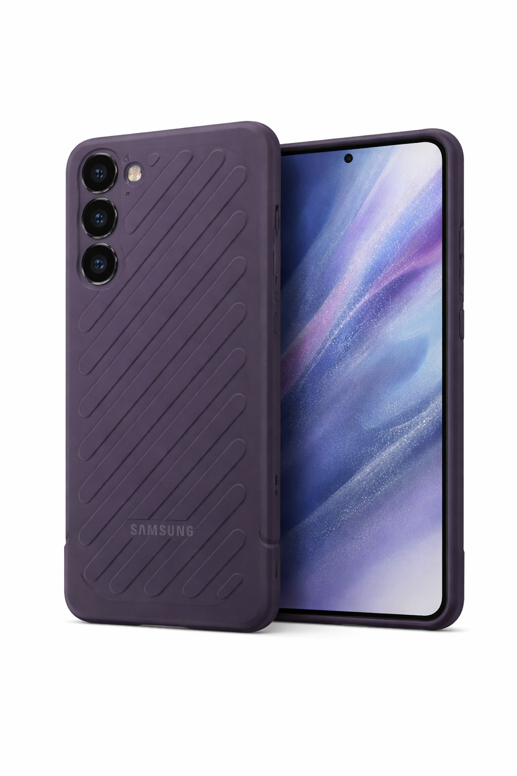 Designed for Samsung Shield Case für Samsung Galaxy S24+, dark violet, stoßdämpfende Schutzhülle