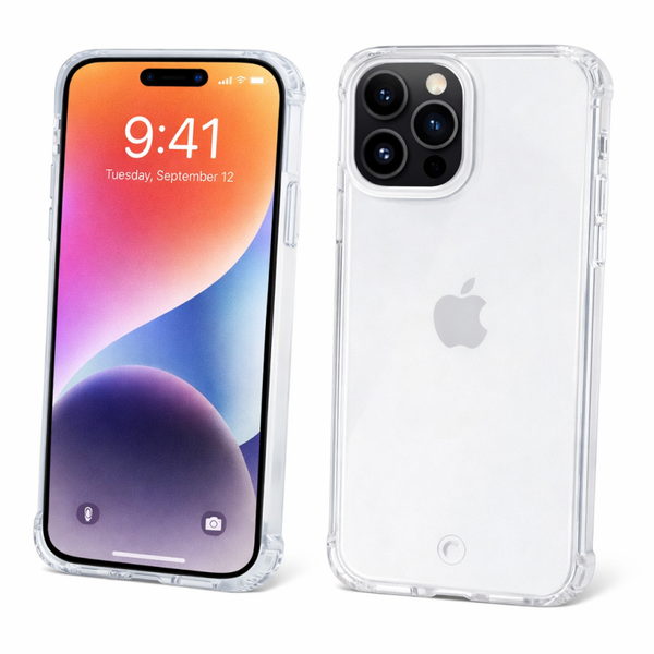 anco Protect Case für Apple iPhone 16 Pro, transparentes TPU Case, 1,5 mm, stoßdämpfend