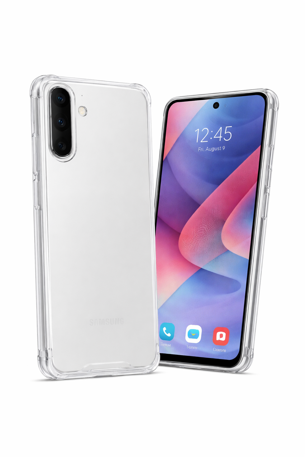 anco Protect Case für Samsung Galaxy A36 5G, transparentes TPU Case 1,5 mm mit verstärkten Kanten