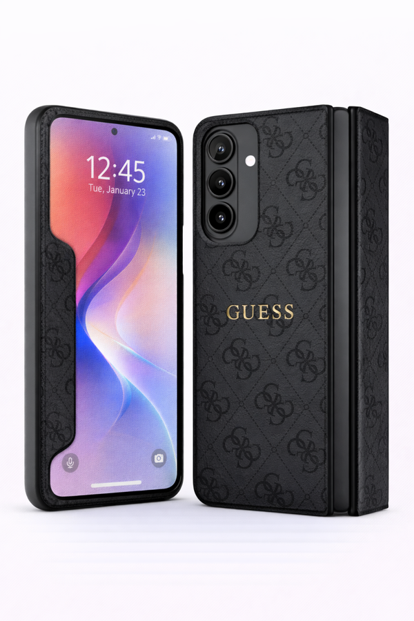 Guess PU Leather 4G Colored Ring Magnetic Case für Samsung Galaxy Z Fold7