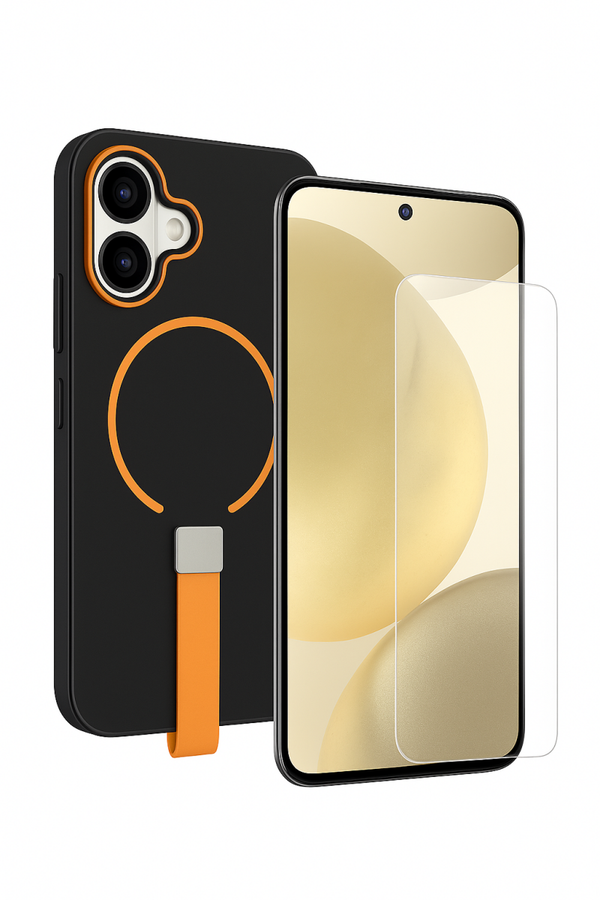 Schutz-Bundle für Samsung Galaxy A36 / A56 5G – anco MagSafe Loop Case + OKKES 3D Panzerglas 9H
