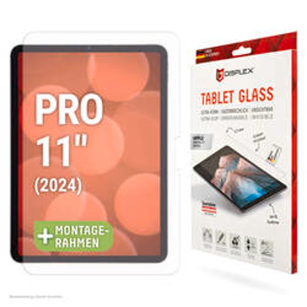 DISPLEX Tablet Glass für iPad Pro 11" (2024) – 9H Panzerglas, unzerbrechlich, ultra-dünn
