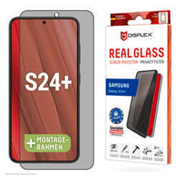 DISPLEX Privacy Glass Full Cover für Samsung Galaxy S24+/S25+ – Blickschutz Panzerglas