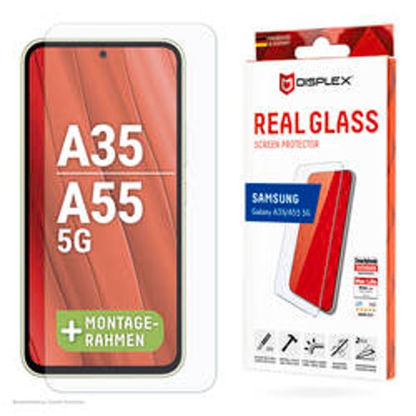 DISPLEX Panzerglas für Samsung Galaxy A35 / A55 5G – 10H Echtglas