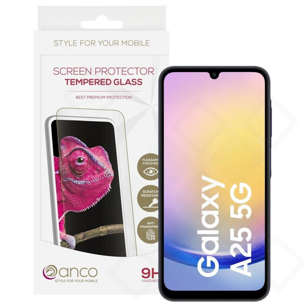 anco Panzerglas Fullscreen für Samsung Galaxy A24 / A25 5G – 9H Echtglas