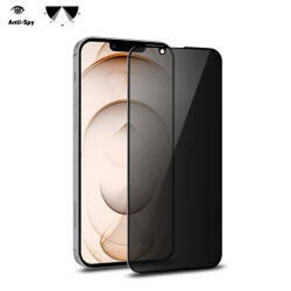 OKKES Privacy Panzerglas 3D für iPhone 15 Pro Max