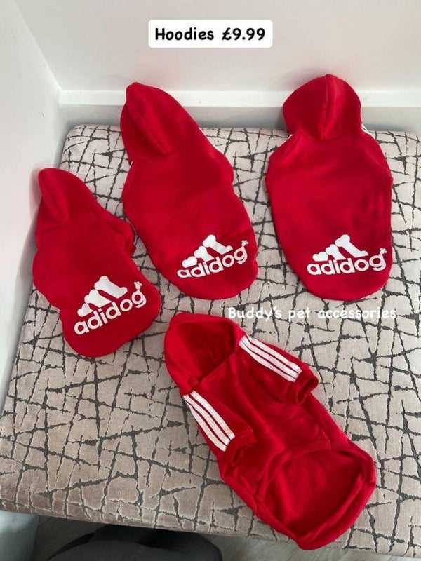 RED ADIDOG HOODIE