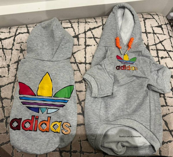 GREY ADIDOG HOODIE