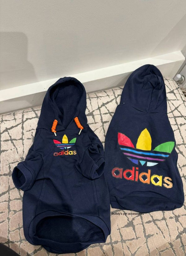 BLUE ADIDOG HOODIE