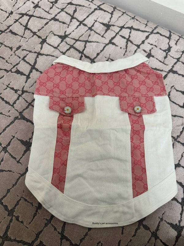 PINK POOCHI DENIM JACKET