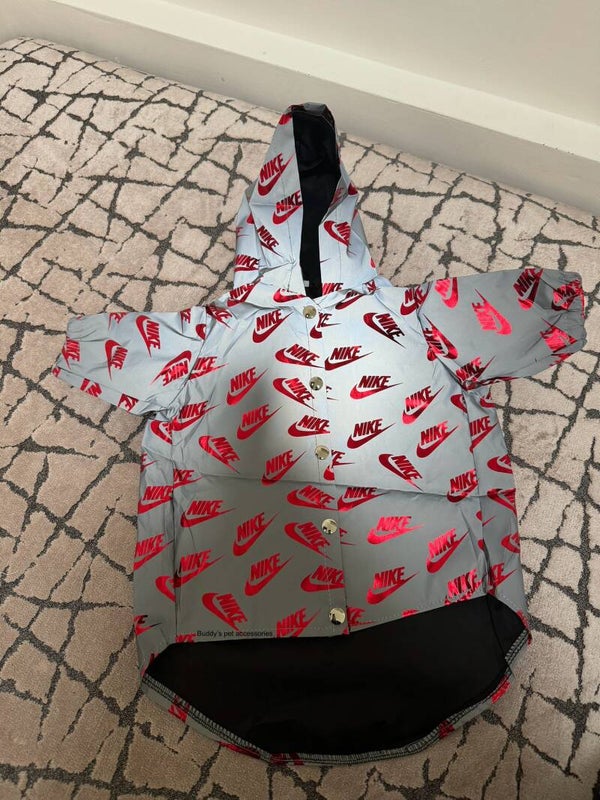 RED REFLECTIVE NIKE RAINCOAT