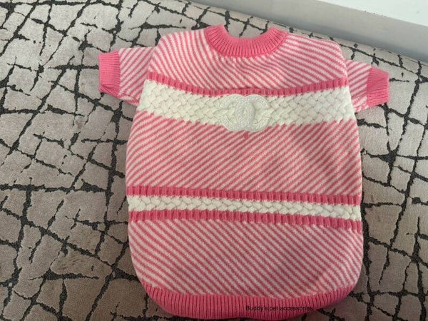 PINK CHEWNEL SWEATER