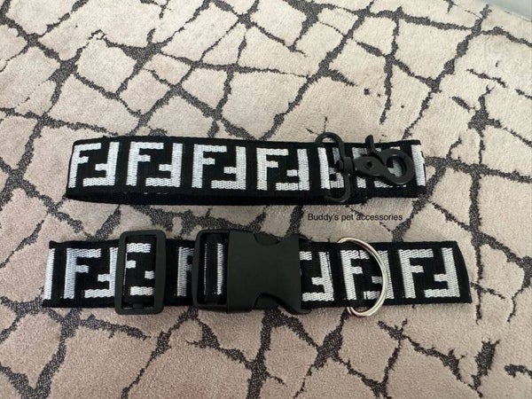 BLACK FURDI COLLAR & LEAD