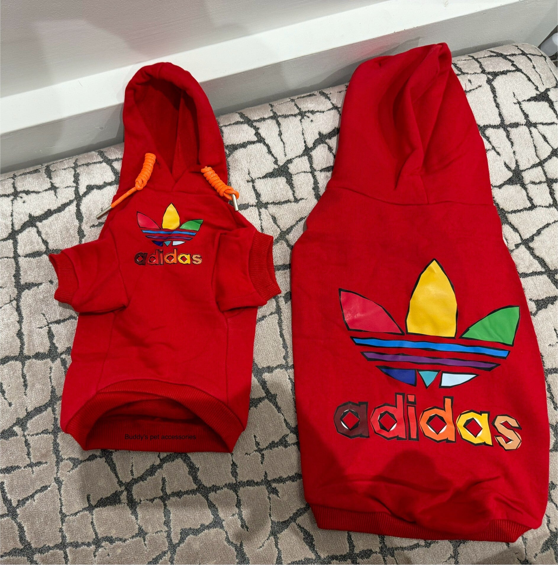 RED ADIDOG HOODIE