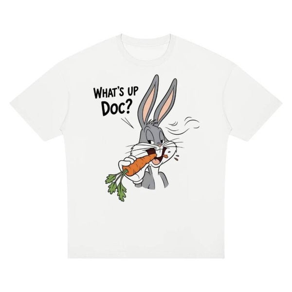 What's Up Doc? - Bunny Carrot Retro Cartoon Tee | RedKats